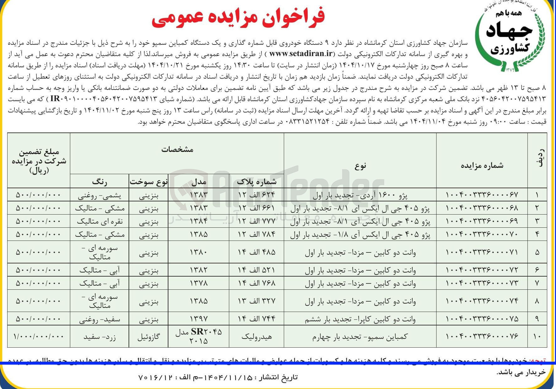 تصویر کوچک آگهی فروش پژو ۴۰۵ جی ال ایکس آی ۸/۱
