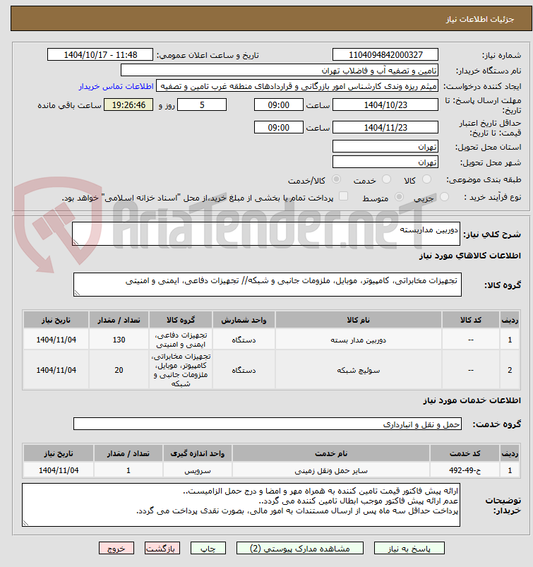 تصویر کوچک آگهی دوربین مداربسته