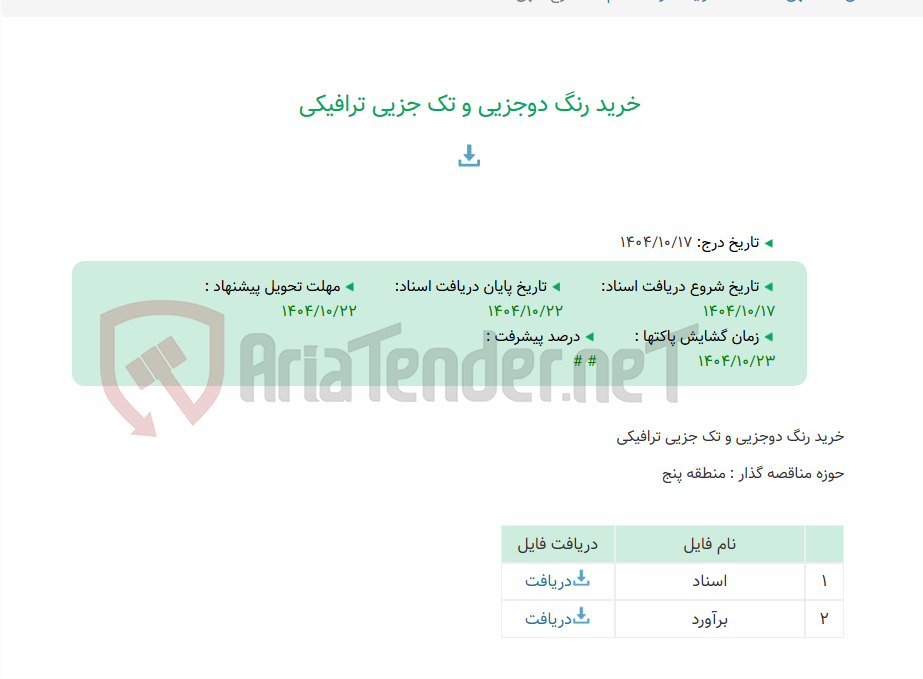 تصویر کوچک آگهی خرید رنگ دوجزیی و تک جزیی ترافیکی