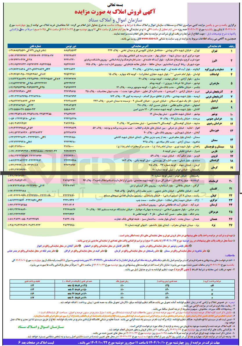 تصویر کوچک آگهی فروش املاک