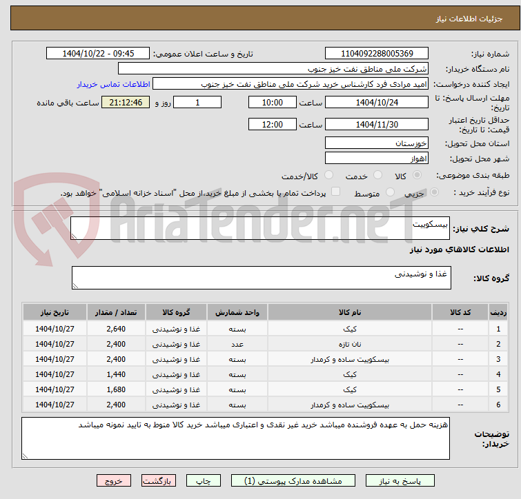 تصویر کوچک آگهی بیسکوییت