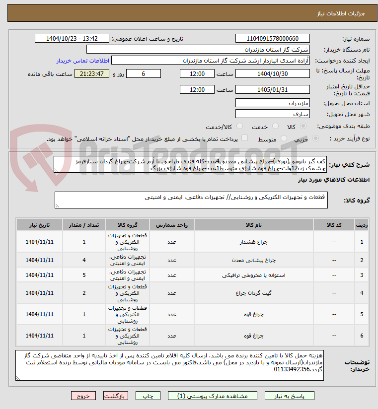 تصویر کوچک آگهی کف گیر باتومی(نوری)-چراغ پیشانی معدنی4عدد-کله قندی طراحی با آرم شرکت-چراغ گردان سیارقرمز چشمک زن12ولت-چراغ قوه شارژی متوسط1عدد-چراغ قوه شارژی بزرگ