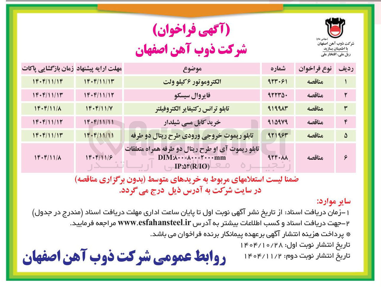 تصویر کوچک آگهی تابلو ریموت خروجی ورودی طرح ریتال دو طرفه