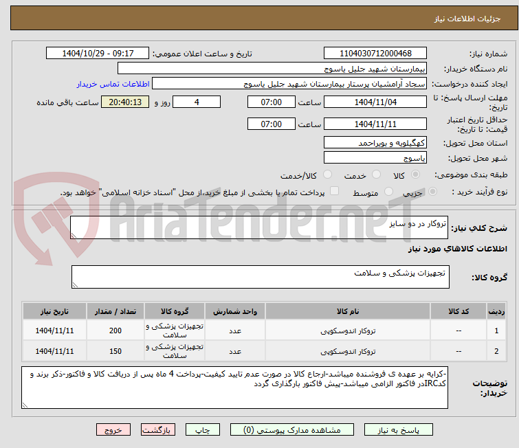 تصویر کوچک آگهی تروکار در دو سایز