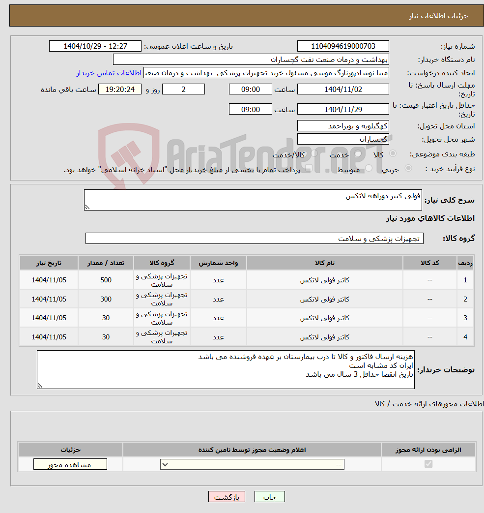 تصویر کوچک آگهی نیاز کالا-فولی کتتر دوراهه لاتکس