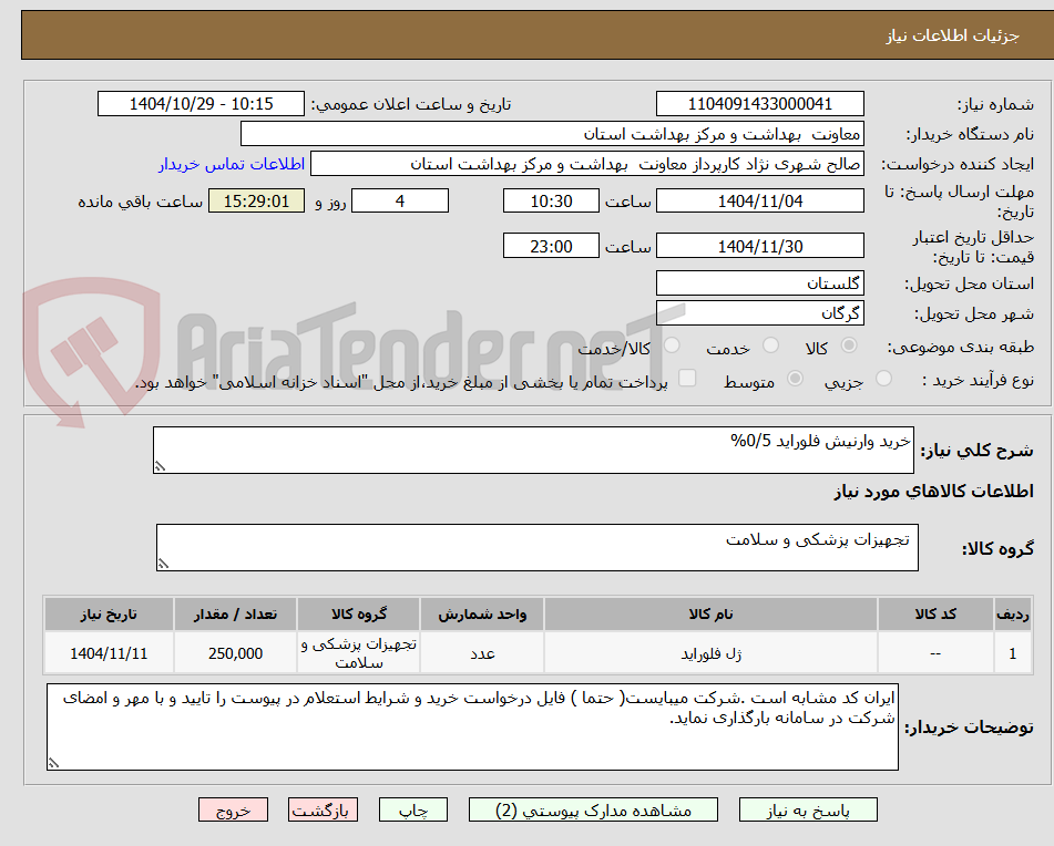 تصویر کوچک آگهی خرید وارنیش فلوراید 0/5%