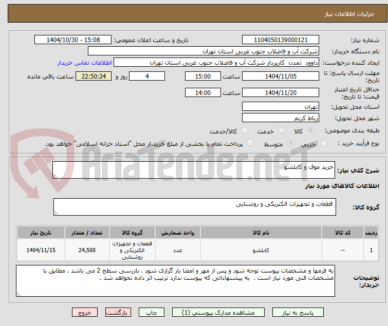 تصویر کوچک آگهی خرید موف و کابلشو