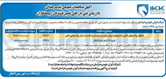 تصویر کوچک آگهی خرید ۱۶ آیتم انواع فیلتر