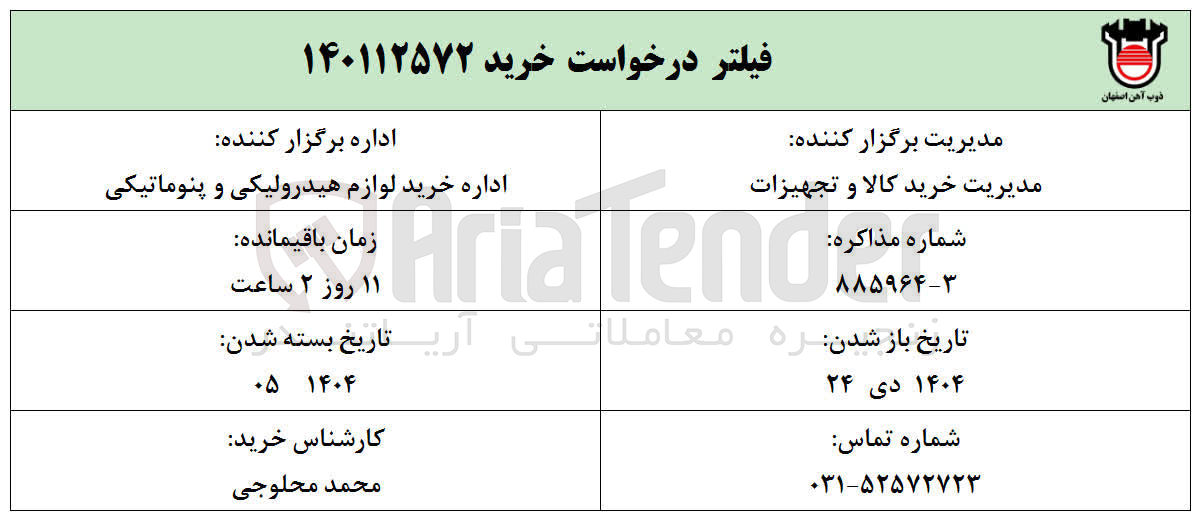 تصویر کوچک آگهی خرید فیلتر