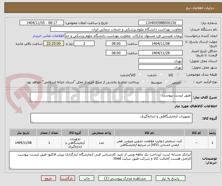 تصویر کوچک آگهی طبق لیست پیوست 