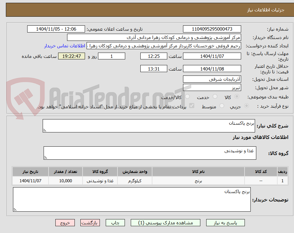 تصویر کوچک آگهی برنج پاکستان