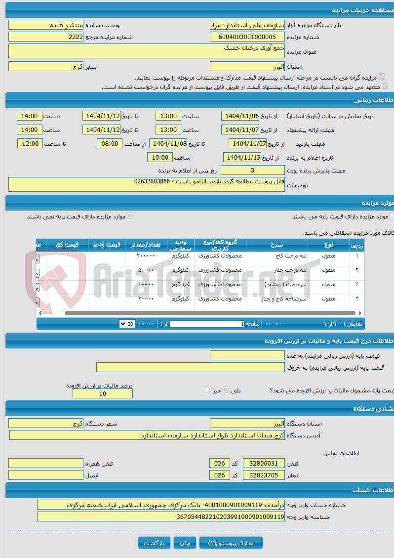 تصویر کوچک آگهی جمع آوری درختان خشک