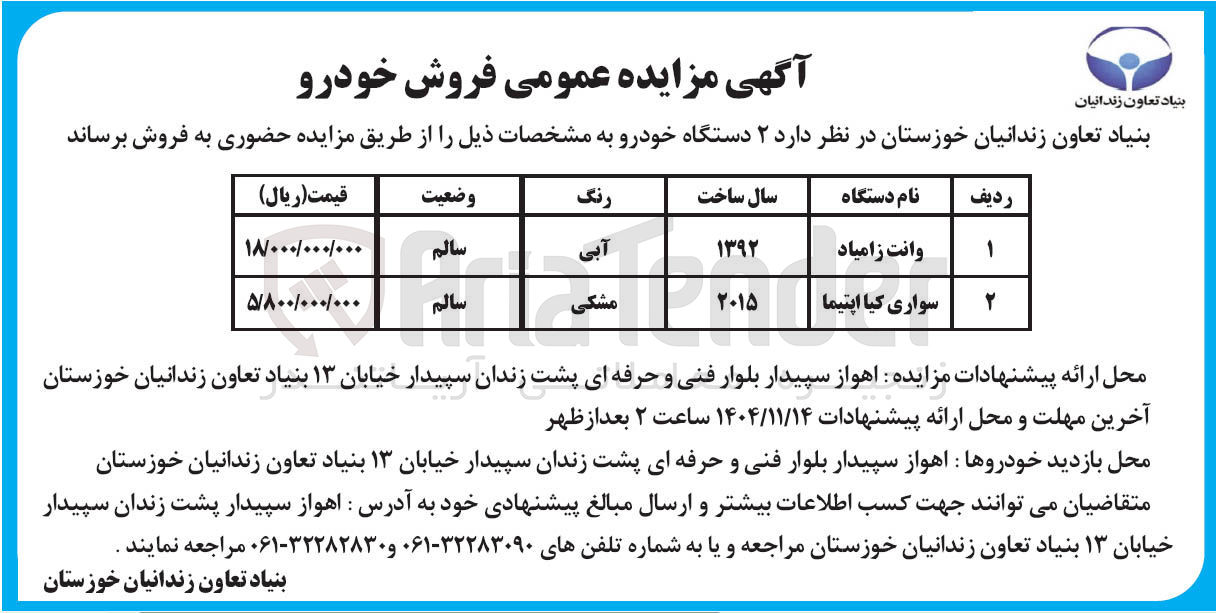 تصویر کوچک آگهی سواری کیا اپتیما