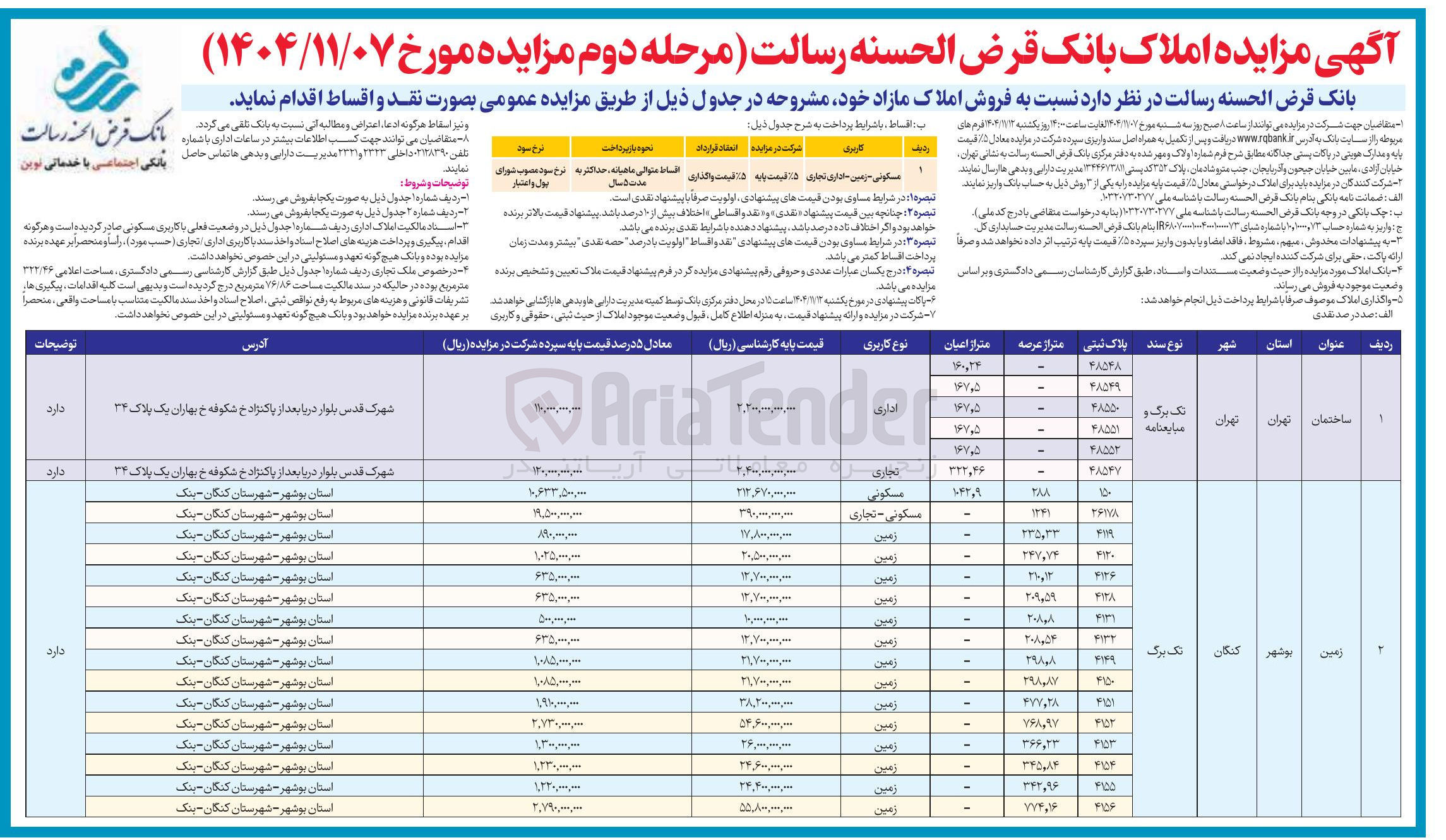تصویر کوچک آگهی فروش املاک