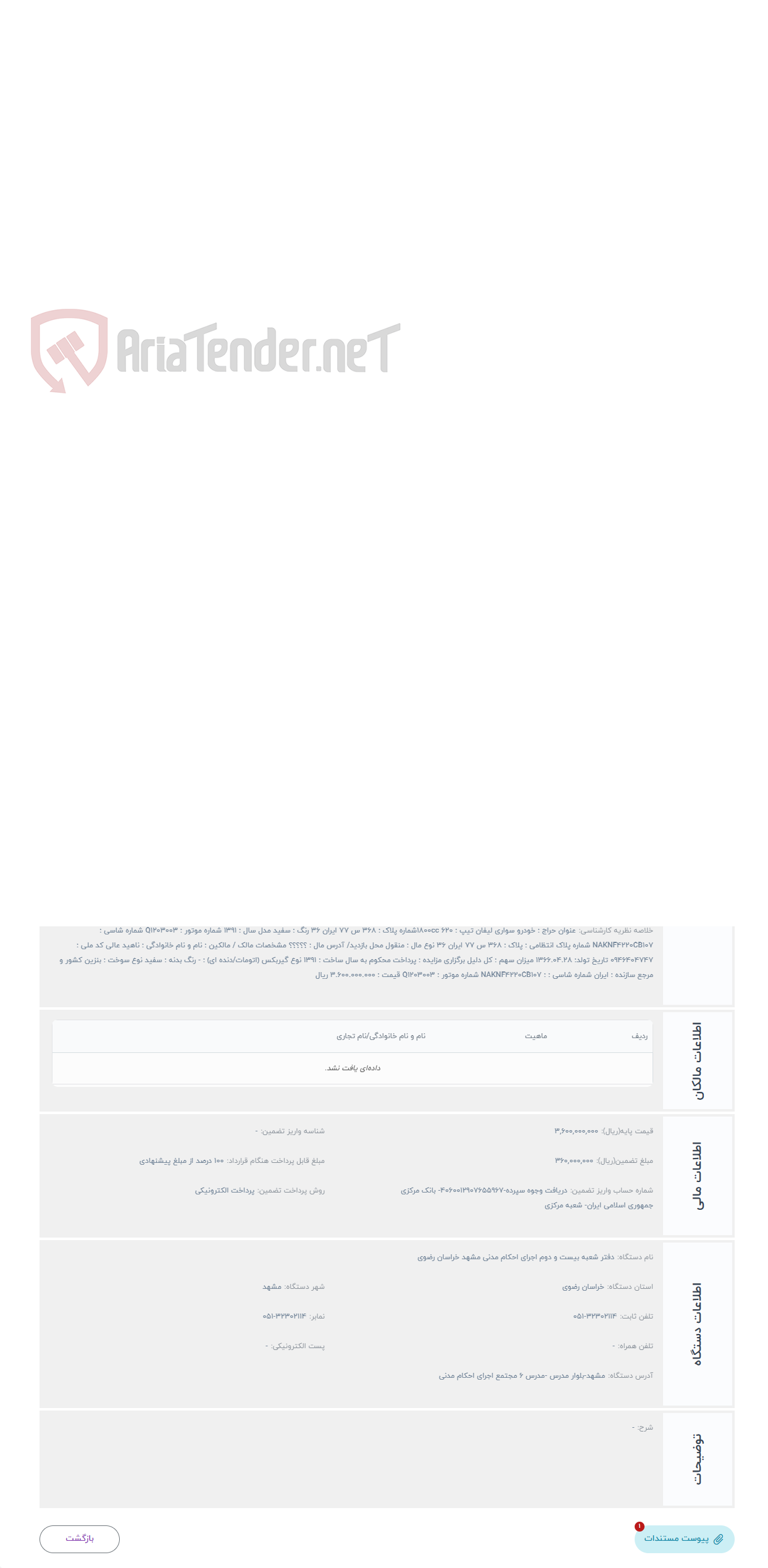 تصویر کوچک آگهی حراج خودرو سواری لیفان تیپ : 620 1800ccشماره پلاک : 368 س 77 ایران 36 رنگ : سفید مدل سال : 139