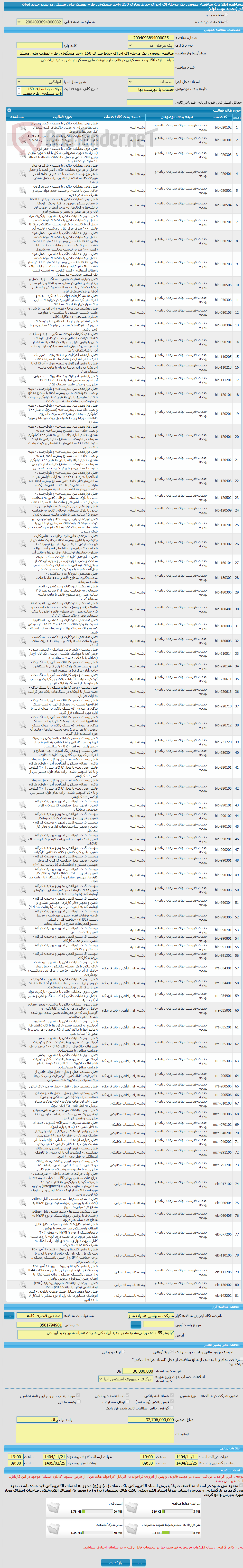 تصویر کوچک آگهی مناقصه عمومی یک مرحله ای اجرای حیاط سازی 150 واحد مسکونی طرح نهضت ملی مسکن در شهر جدید ایوان کی(تجدید نوبت اول)