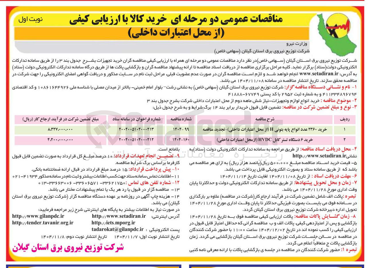 تصویر کوچک آگهی خرید ۲۳۶۰ عدد انواع پایه بتونی H 