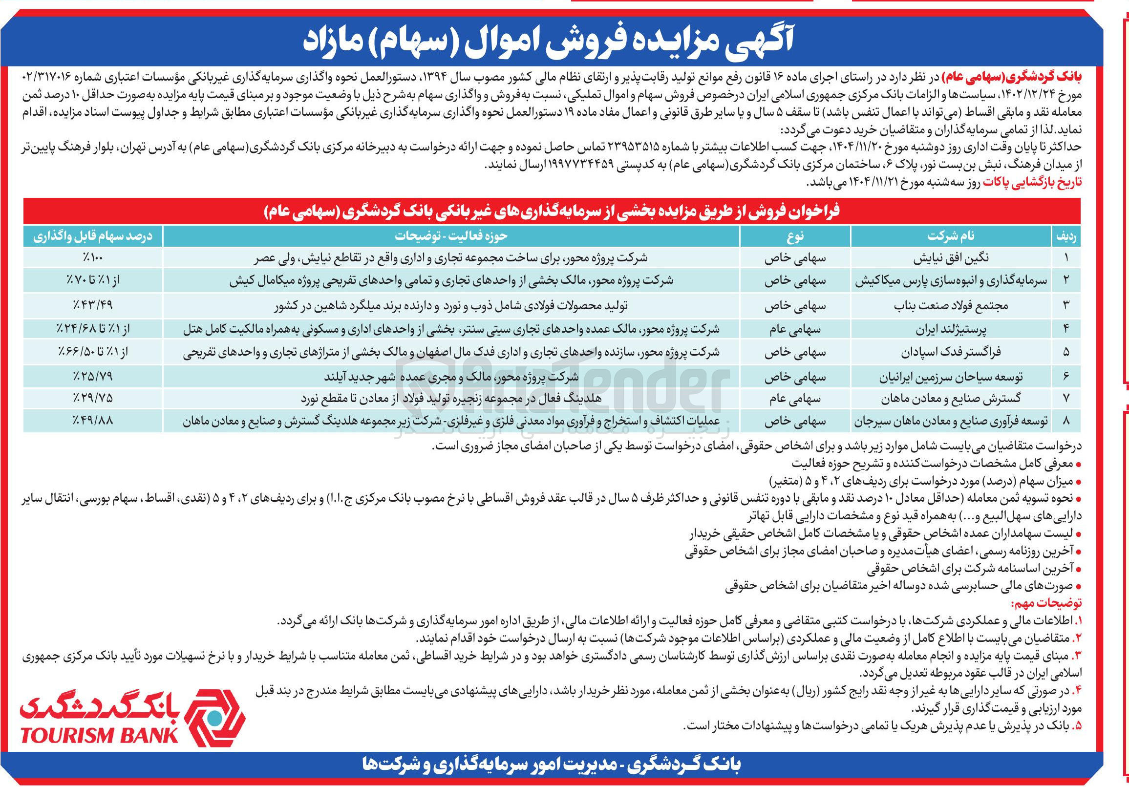 تصویر کوچک آگهی فروش اموال