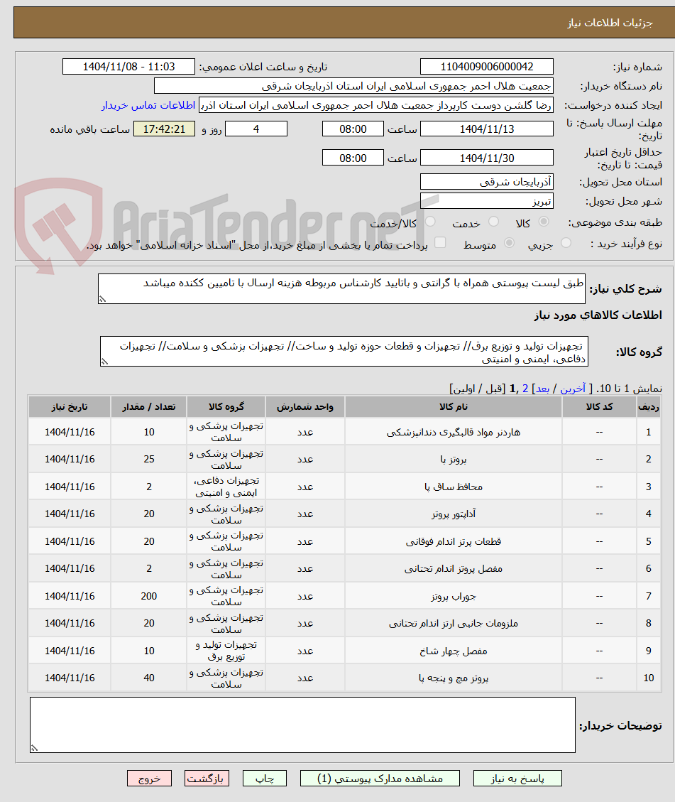تصویر کوچک آگهی طبق لیست پیوستی همراه با گرانتی و باتایید کارشناس مربوطه هزینه ارسال با تامیین ککنده میباشد