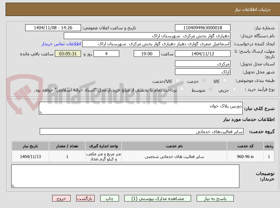 تصویر کوچک آگهی دوربین پلاک خوان