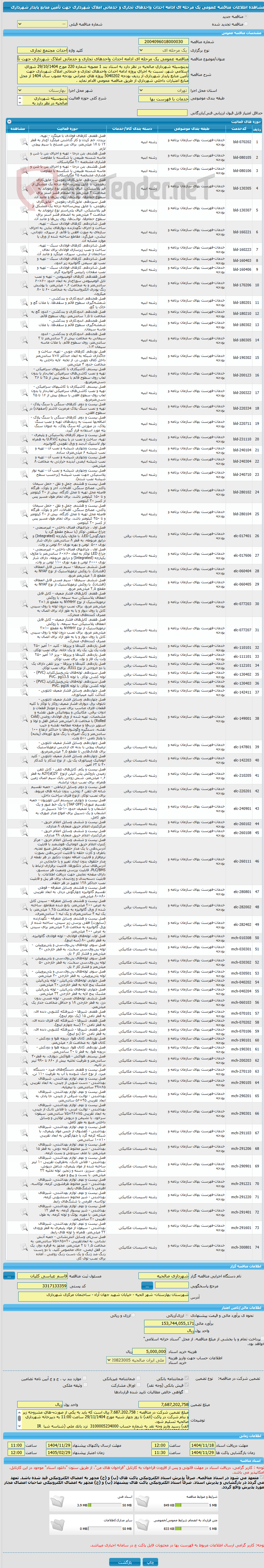 تصویر کوچک آگهی مناقصه عمومی یک مرحله ای ادامه احداث واحدهای تجاری و خدماتی املاک شهرداری جهت تأمین منابع پایدار شهرداری
