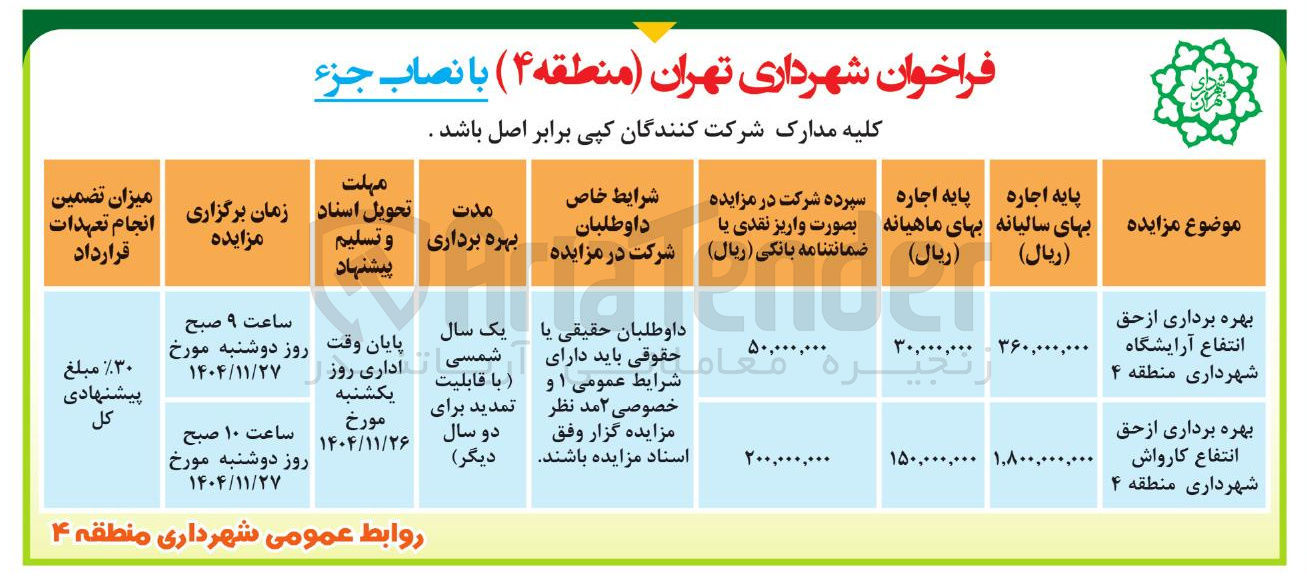 تصویر کوچک آگهی بهره برداری از حق انتفاع آرایشگاه