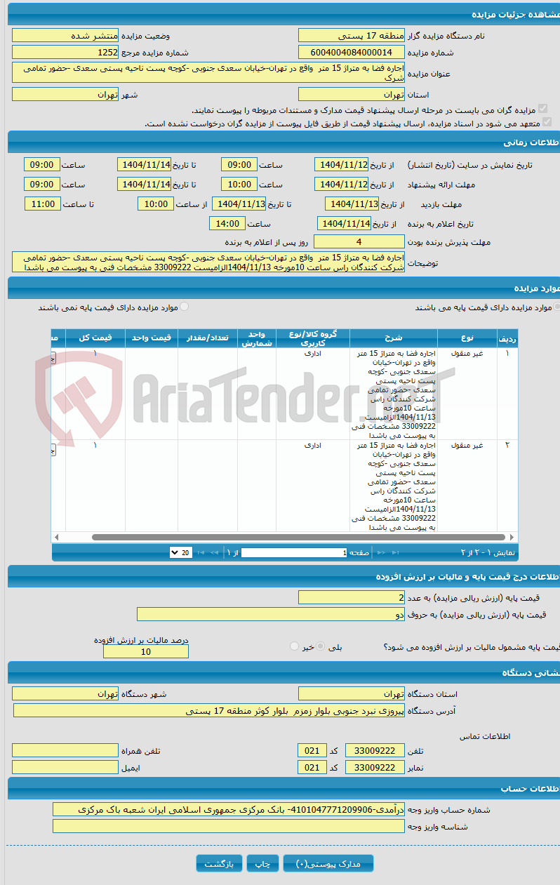 تصویر کوچک آگهی اجاره فضا به متراژ 15 متر واقع در تهران-خیابان سعدی جنوبی -کوچه پست ناحیه پستی سعدی -حضور تمامی شرک