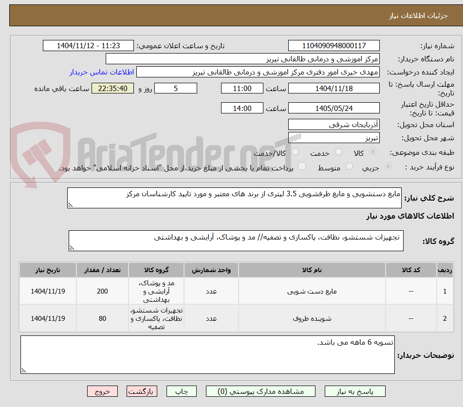 تصویر کوچک آگهی مایع دستشویی و مایع ظرفشویی 3.5 لیتری از برند های معتبر و مورد تایید کارشناسان مرکز