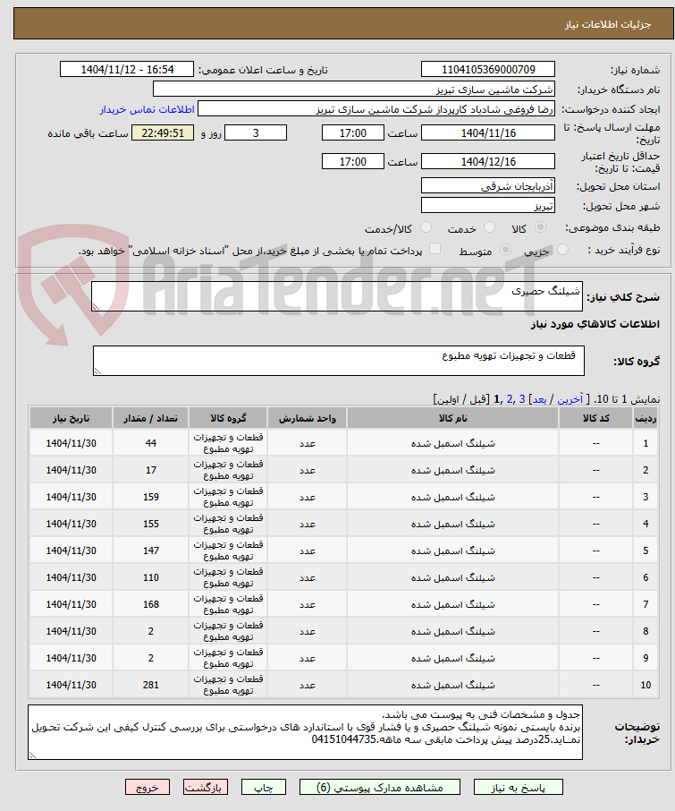 تصویر کوچک آگهی شیلنگ حصیری