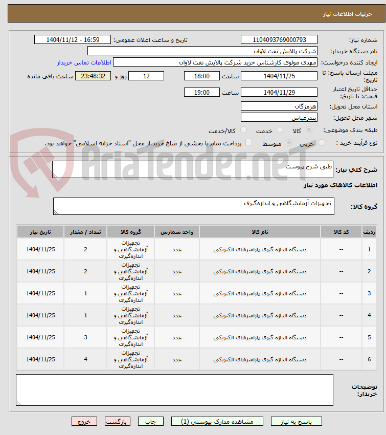 تصویر کوچک آگهی طبق شرح پیوست