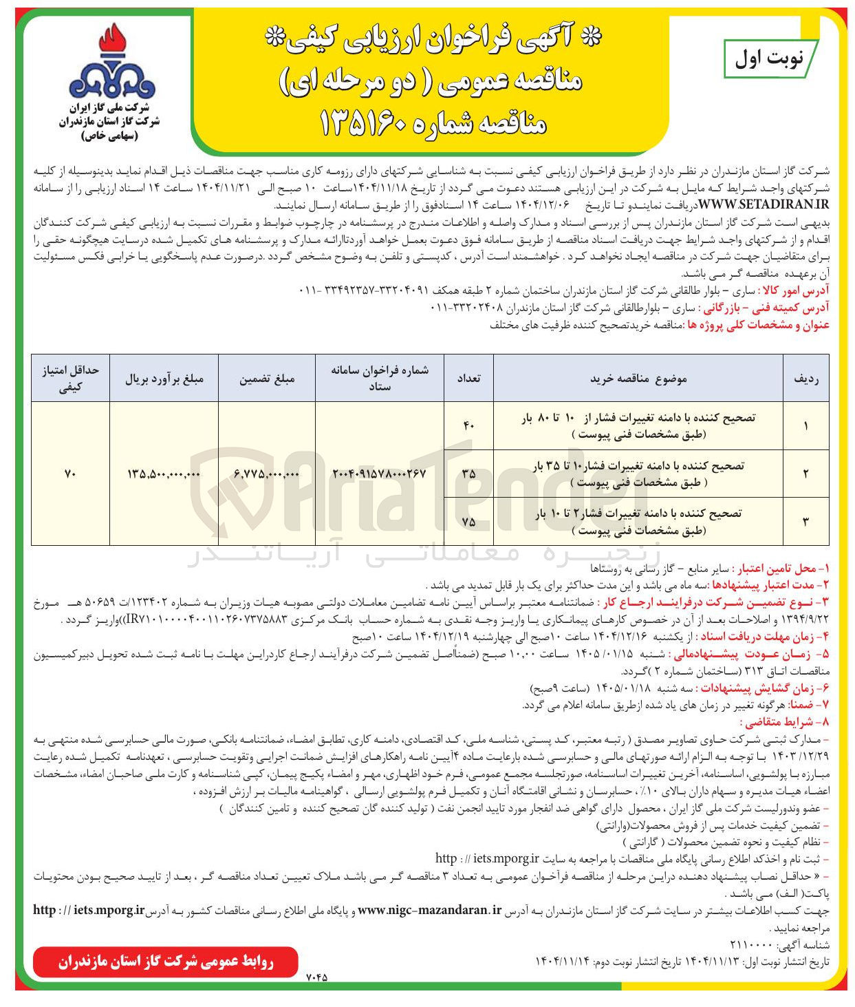 تصویر کوچک آگهی خرید تصحیح کننده ظرفیت های مختلف