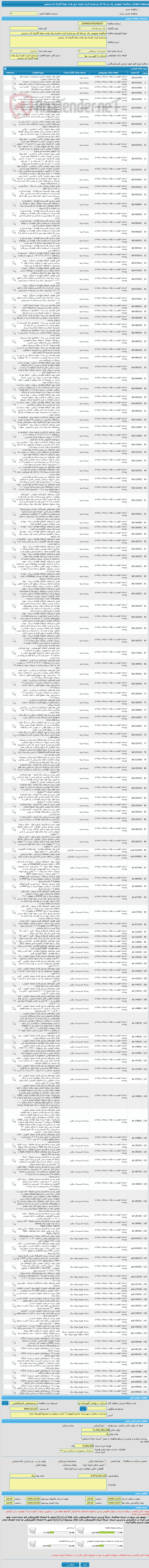 تصویر کوچک آگهی مناقصه عمومی یک مرحله ای دو مداره کردن تغذیه برق واحد میله گذاری آند شمش
