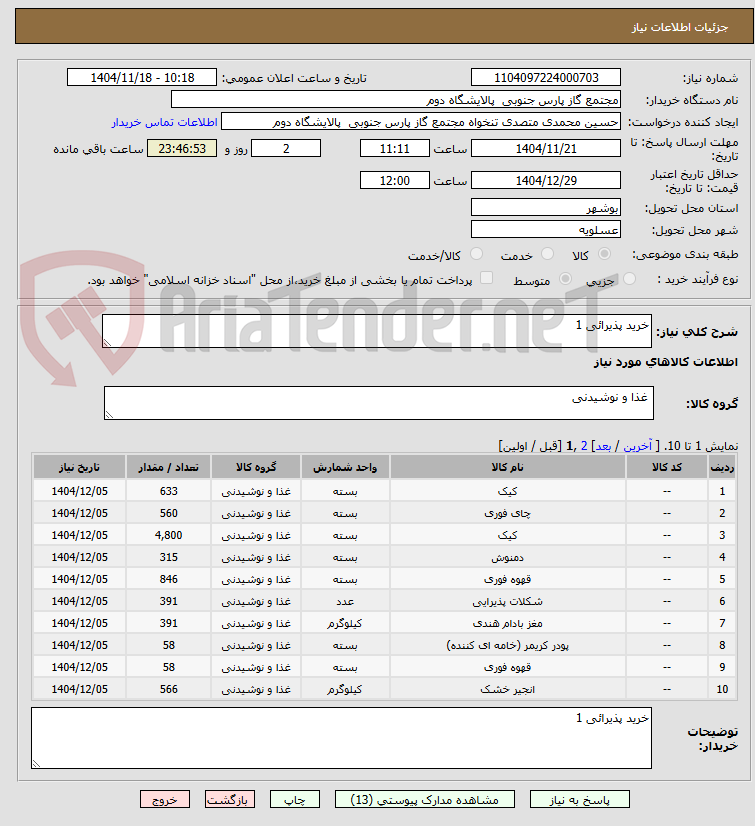 تصویر کوچک آگهی خرید پذیرائی 1