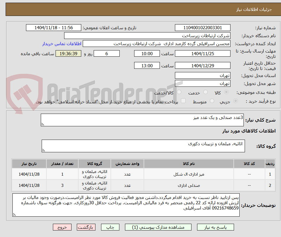 تصویر کوچک آگهی 3عدد صندلی و یک عدد میز