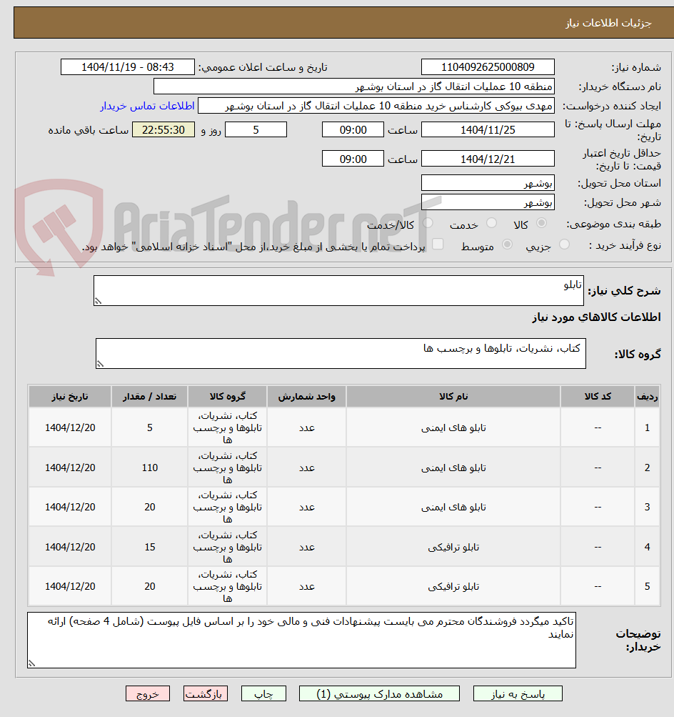 تصویر کوچک آگهی تابلو