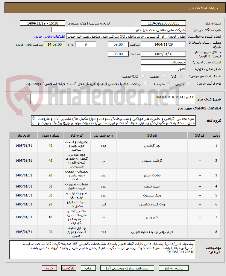 تصویر کوچک آگهی 8 قلم MATHER  & PLATI 