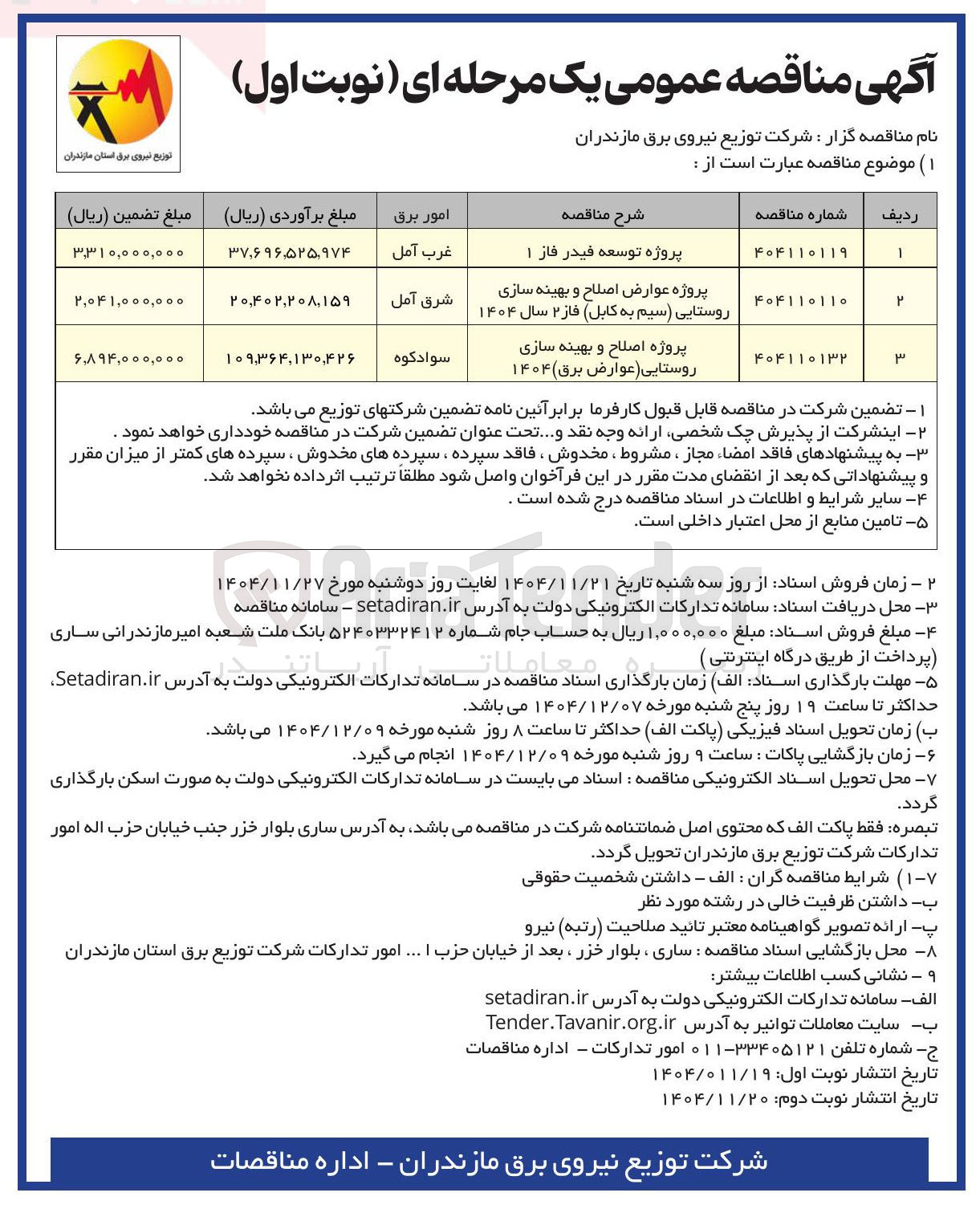 تصویر کوچک آگهی پروژه توسعه فیدر فاز ۱