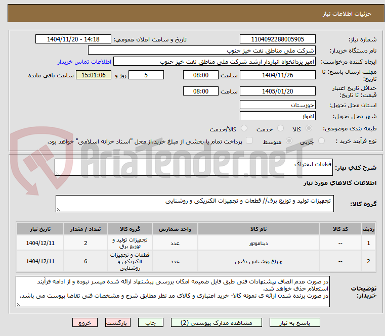 تصویر کوچک آگهی قطعات لیفتراک