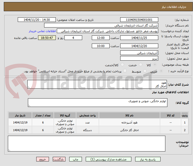 تصویر کوچک آگهی هود
اجاق گاز
