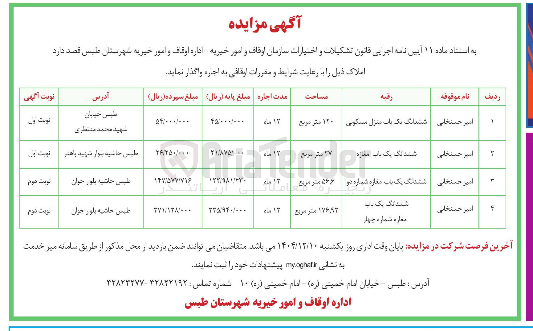 تصویر کوچک آگهی فروش املاک