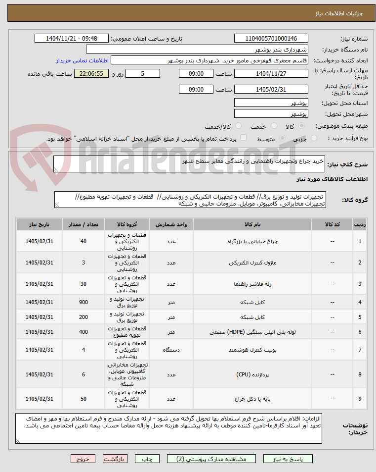 تصویر کوچک آگهی خرید چراغ وتجهیزات راهنمایی و رانندگی معابر سطح شهر