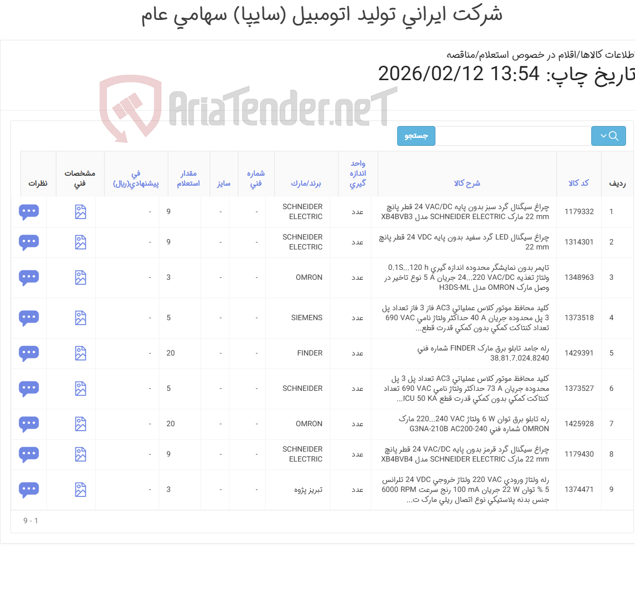 تصویر کوچک آگهی تایمر، رله و ...