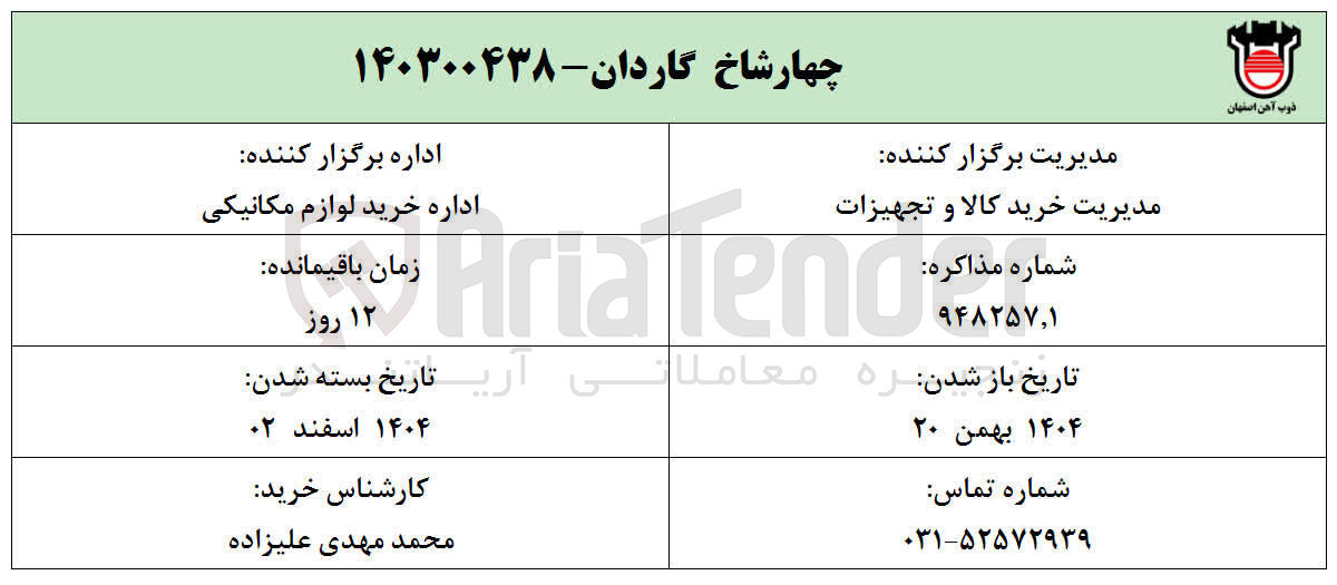 تصویر کوچک آگهی چهارشاخ گاردان