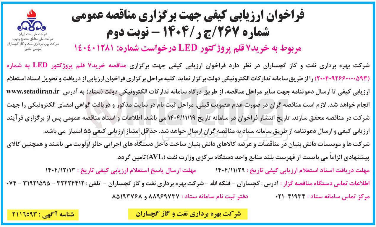 تصویر کوچک آگهی خرید ۷ قلم پروژکتور LED 