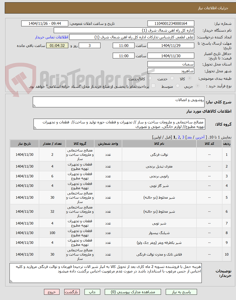 تصویر کوچک آگهی روشویی و اتصالات