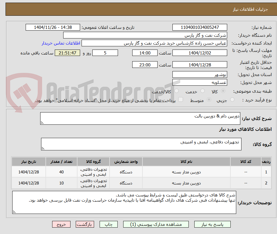 تصویر کوچک آگهی دوربین دام & دوربین بالت