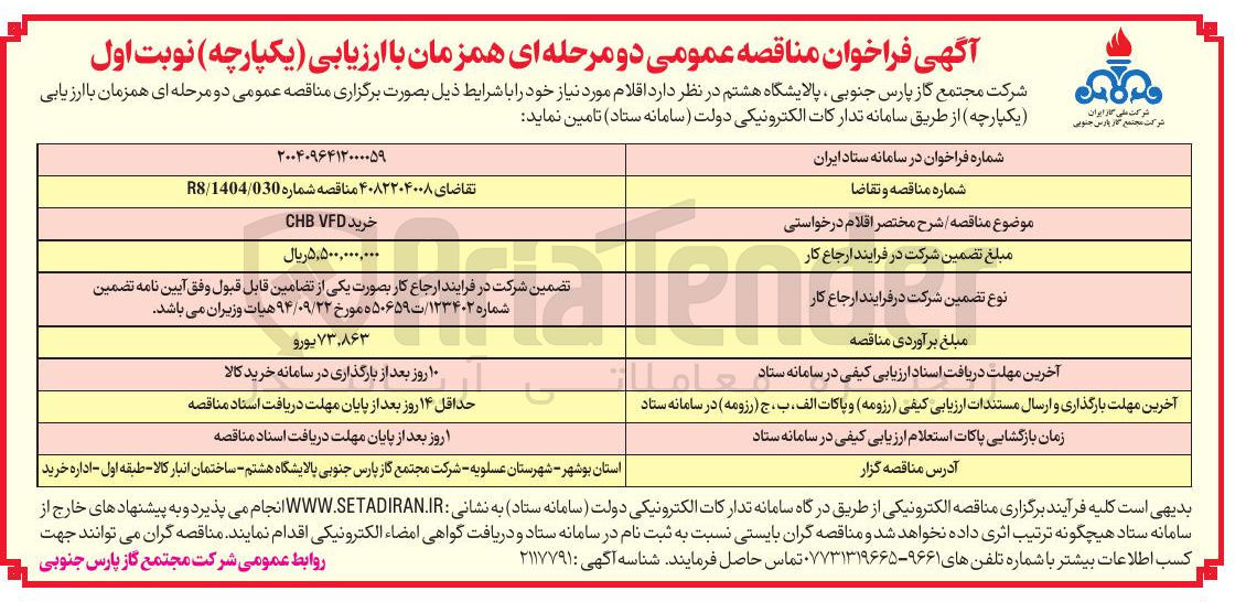 تصویر کوچک آگهی خرید VFD CHB