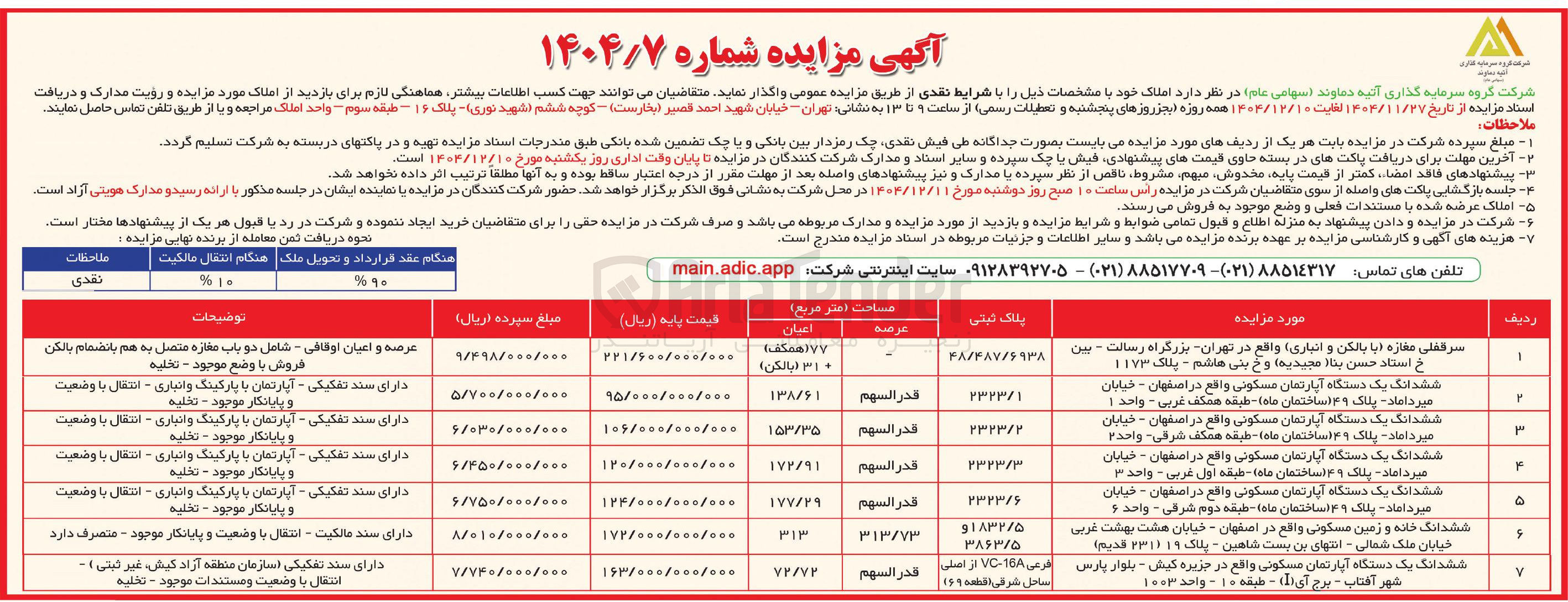 تصویر کوچک آگهی املاک