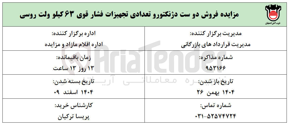 تصویر کوچک آگهی فروش دوست دژنکتور و تعدادی تجهیزات فشار قوی ۶۳ کیلو ولت روسی