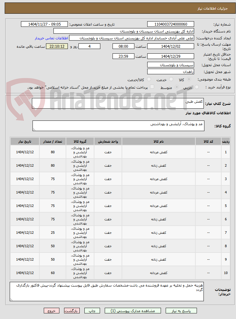 تصویر کوچک آگهی کفش طبی